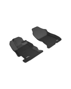 3D MAXpider 2017-2019 Subaru Impreza/Crosstrek Kagu 1st Row Floormat - Black - L1SB02211509