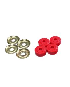 Energy Suspension Red Shock Tower Bushing Set 7/8in Nipple 3/8in ID 1-1/4in OD - 9.8177R