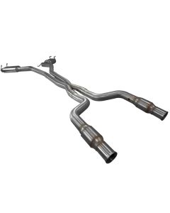 Kooks 10-15 Chevy Camaro SS/ZL1/1LE w/o Ground Effects 3in Race Catted Exhaust w/ X-Pipe - 22505201