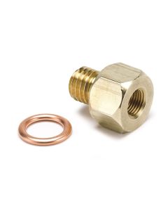 Autometer Metric Electric Temperature or Pressure Adapter - 1/8in NPT to M12x1.75 - 2278