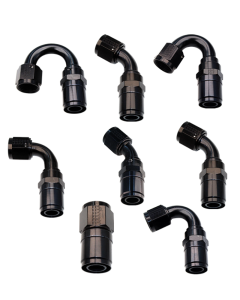 Fragola -10AN Race-Rite Crimp-On Hose End 90 Degree - 2609010