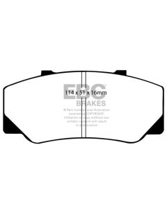EBC 91-94 Nissan Sentra SE-R Ultimax Rear Brake Pads - UD511