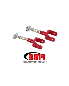 BMR 79-04 Fox Mustang Upper Control Arms On-Car Adj. Rod Ends - Red - UTCA041R