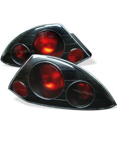 Spyder Mitsubishi Eclipse 00-02 Euro Style Tail Lights Black ALT-YD-ME00-BK - 5006288