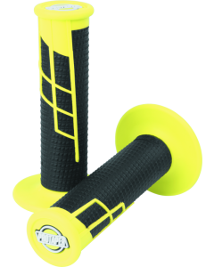 ProTaper Clamp-On 1/2 Waffle Grip - Neon Yellow/Black - 021657