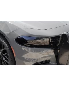 AVS 15-22 Dodge Charger Headlight Covers - Black - 37373