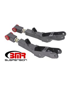 BMR 10-15 5th Gen Camaro Rear Lower Control Arms On-Car Adj. (Polyurethane) - Black Hammertone - TCA029H