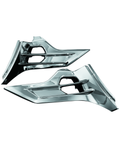 Kuryakyn Louvered Battery Box Covers 12-17 Honda GL1800 Chrome - 7368
