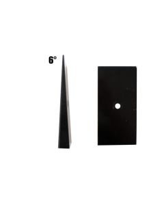 Fishbone Offroad Universal 6in Leaf Spring Shim - Black - FB27371