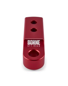 Borne Off-Road CNC Hitch Receiver Shackle 2in Red - BNHR-2-RD