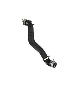 aFe 21+ Ford F-150 V6-3.5L (tt) BladeRunner 3in to 3.5in Aluminum Cold Charge Pipe Black - 46-20519-B