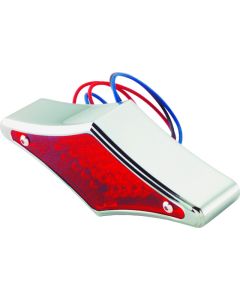 Bikers Choice Chrome Diamond LED Taillight Red Lens Universal Custom - 490307