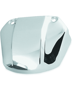 Bikers Choice 71-17 Chrome Headlight Bracket Cover Replaces H-D 67884-90T No Indicator Hole - 490125
