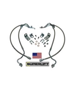Superlift 05-07 Ford F-250/F-350 w/ 4-8in Lift Kit (Pair) Bullet Proof Brake Hoses - 91520