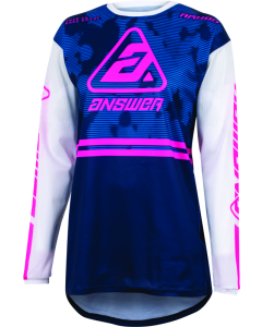 Answer 23 Arkon Trials Jersey Blue/White/Magenta Womens - XS - 447401