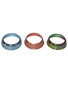 Moroso Spark Plug Indexing Washers - 14mm - Tapered Seat - .010in/.021in/.032in - 10 in Each Size - 71900