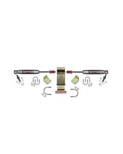 Skyjacker 2018 Jeep Wrangler JL - Silver Dual Steering Damper Kit - 9208