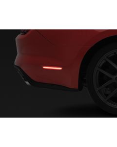 Raxiom 15-22 Ford Mustang Axial Series LED Side Marker Lights Rear (Smoked) - 404231