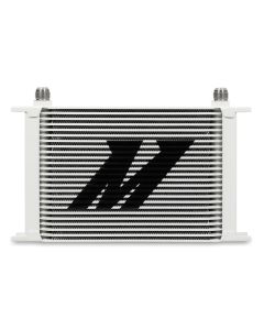 Mishimoto Universal 25 Row Oil Cooler Kit - White - MMOC-25WT