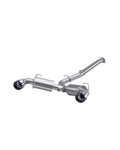 MBRP 3" Dual Split Rear Catback w/ Burnt End Tips Subaru BRZ | Toyota GT86 2013-2022 - S48043BE