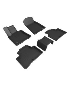 3D Maxpider 22-23 Genesis GV70 Kagu Floor Mat- Black R1 R2 - L1GS01101509