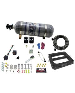 Nitrous Express Dominator/Alcohol Nitrous Kit (50-300HP) w/Composite Bottle - 30075-12