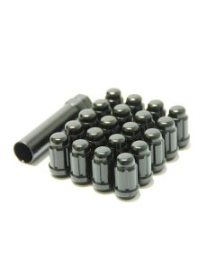 Wheel Mate Muteki Closed End Lug Nuts - Black Chrome 12x1.25 - 41885T