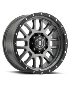 ICON Alpha 20x9 8x180 12mm Offset 5.5in BS Gunmetal Wheel - 1220908955GM