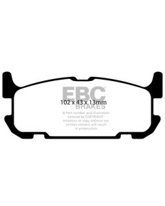 EBC 04-05 Mazda Miata MX5 1.8 (Sports Suspension) Greenstuff Rear Brake Pads - DP21685