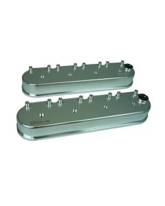Moroso GM LS Valve Cover (w/AEM/Holley/Other Smart Coils) - Tall - Billet Aluminum - Pair - 68476