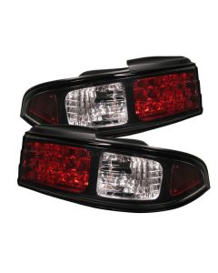 Spyder Nissan 240SX 95-98 LED Tail Lights Black ALT-YD-N240SX95-LED-BK - 5006622