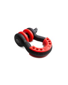 Body Armor 4x4 3/4in Black D-Ring with Red Isolators Single - 3203