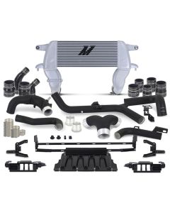 Mishimoto 21+ Ford Bronco 2.7L High Mount INT Kit BK Pipes SL Core - MMINT-BR27-21HKBKSL