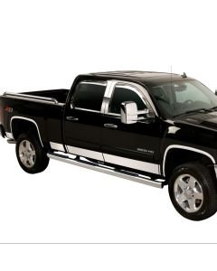 Putco 19-24 Chevrolet Silverado Crew Cab 6.5 Stand Box - 5.5in Wide - 10pcs Pro SS Rocker Panels - 3751244