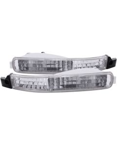 ANZO 1992-1993 Honda Accord Euro Parking Lights Chrome - 511007