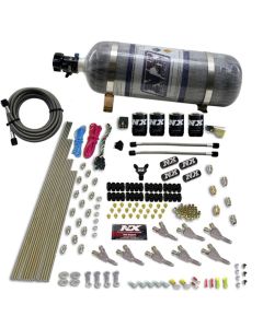 Nitrous Express Vortech Nozzle Nitrous Kit w/12lb Composite Bottle - 80016-12