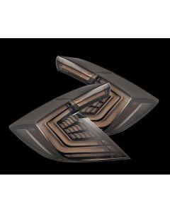AlphaRex 16-21 Honda Civic Hatchback / Type-R FK8 Nova-Series LED Tail Lights - Black Smoke - 676010