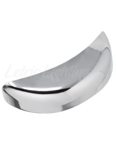 Letric Lighting 1999+ Road King Gloss Chrome Turn Signal Eliminator - LLC-TSE-C