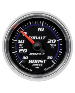 Autometer Cobalt 52mm 30 PSI Electronic Boost Gauge - 6159