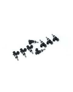 Deatschwerks Bosch EV14 Universal 40mm Compact Matched Set of 8 Injectors 750cc (Extended Nozzle) - 16MX-00-0750-8