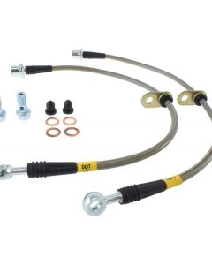 StopTech 02-12 Toyota Camry Coupe/Sedan / 04-08 Solara Front Stainless Steel Brake Lines - 950.44015