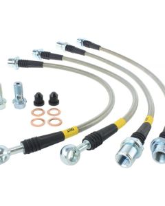 StopTech Toyota 08-10 Land Cruiser/07-11 Tundra Rear Stainless Steel Brake Line Kit - 950.44519
