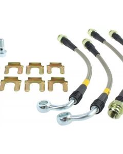 StopTech 05-06 LGT Stainless Steel Rear Brake Lines (4 Line Kit) - 950.47505