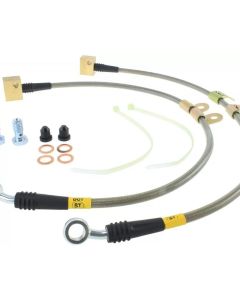 StopTech 06-09 Chevy Trailblazer Stainless Steel Front Brake Lines - 950.62013