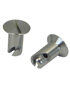 Moroso Quick Fastener - Flush Head - 5/16in x .500in - Aluminum - 10 Pack - 71297