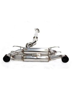 Invidia Gemini Single Layer Stainless Steel Tip Catback Exhaust Subaru BRZ Toyota 86 2012-2020- HS12SST7GM1SS