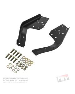 Westin/Fey 87-93 Dodge D50 Pickup / 87-97 Mitsubishi Pickup Universal Bumper Mount Kit - Black - 95500