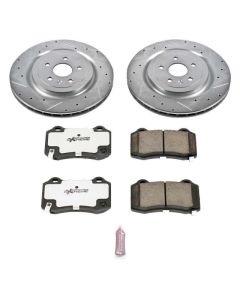 Power Stop 09-15 Cadillac CTS Rear Z26 Street Warrior Brake Kit - K3019-26
