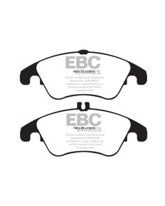EBC 12+ Mercedes-Benz C250 Coupe 1.8 Turbo Sport Edition Greenstuff Front Brake Pads - DP21991