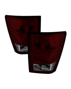 xTune Jeep Grand Cherokee 07-10 OEM Style Tail Lights -Red Smoked ALT-JH-JGC07-OE-RSM - 9031281